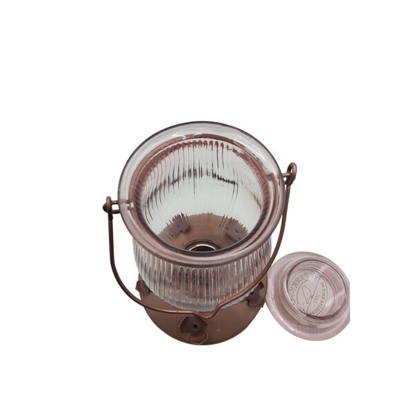 Perky-Pet Glass Hummingbird Feeder With Copper Base & Flower Ports - Picture 5 of 5